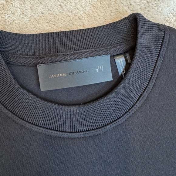 Alexander Wang sweatshirt! Alexander Wang X H&M Collab Cropped Scuba Sweatshirt - Picture 13 of 14